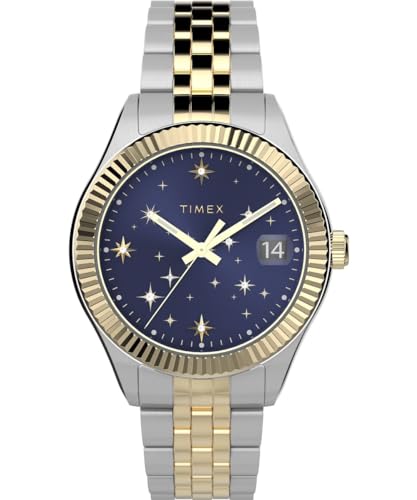 Timex Damen Analog Uhr Mit Edelstahl Armband Celestial Legacy von Timex