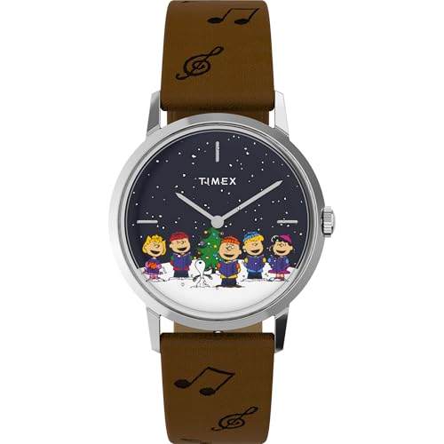 Timex Unisex Analog Handaufzug Armbanduhr x Peanuts “The Gang Singing Marlin von Timex
