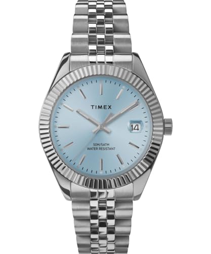 Timex Damen Analog Quarz Armbanduhr mit einem Edelstahlarmband Legacy von Timex