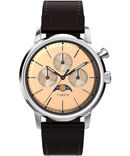 Timex Herren Multi Zifferblatt Quarz Armbanduhr Marlin Moonphase von Timex