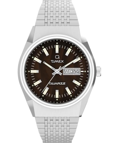 Timex Herren Analog Quarz Armbanduhr mit einem Edelstahlarmband Falcon Eye von Timex