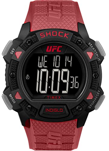 Timex Herren Digital Armbanuhr mit Kunststoffband UFC Core Shock von Timex