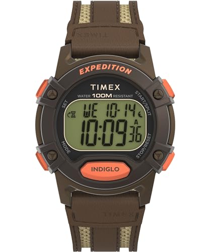 Timex Expedition CAT5 Herren-Armbanduhr, 41 mm, braunes Lederarmband, digitales Zifferblatt, braunes Gehäuse TW4B30400 Timex Expedition CAT5 Herren-Armbanduhr, 41 mm, braunes Lederarmband, digitales Zifferblatt, braunes Gehäuse TW4B30400 von Timex