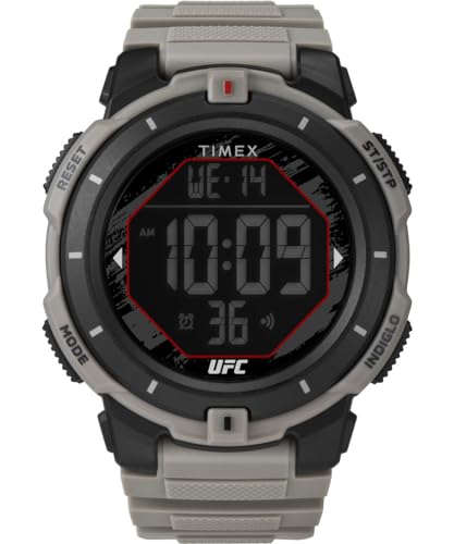 Timex UFC Rumble Herren-Armbanduhr, 50 mm, digitales Zifferblatt, schwarzes Gehäuse TW5M59700 von Timex