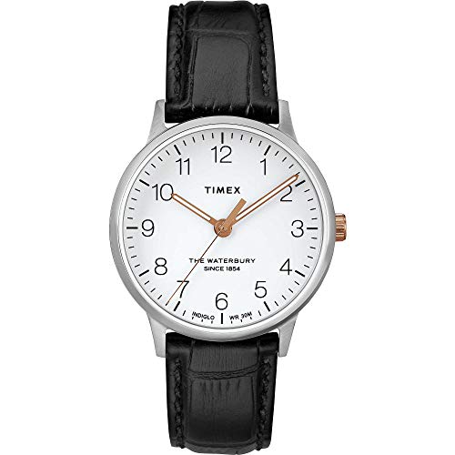 Timex Waterbury Collection Damen-Armbanduhr, Casual, Artikelnummer TW2R72400, Gurt von Timex