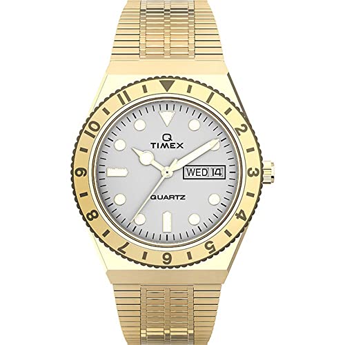 Timex Damen Analog Uhr mit Edelstahlarmband Q Reissue von Timex
