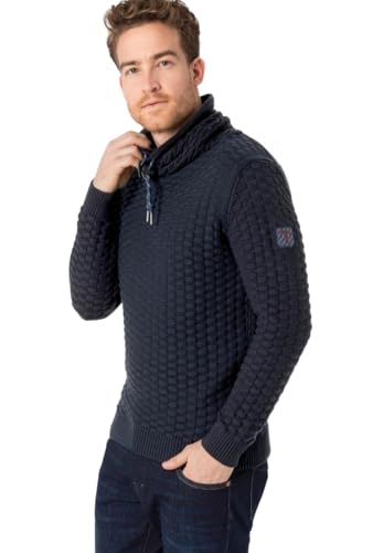 Timezone 10216 Schwerer Strick-Schalkragen Pullover Grobstrick, Navy Blau, XX-Large von Timezone