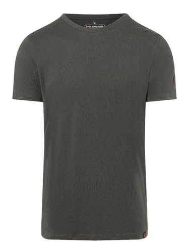 Timezone Basic T-Shirt für Herren, anthrazit, Large von Timezone