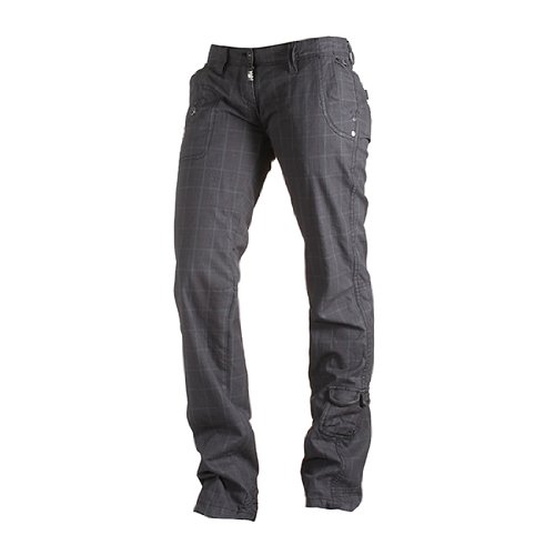 Timezone Cargohose Frauen, braun/kariert, 28 von Timezone