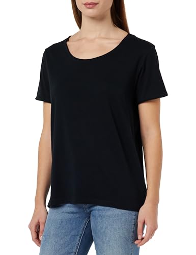 Timezone Damen Basic T-Shirt, Schwarz, Medium von Timezone