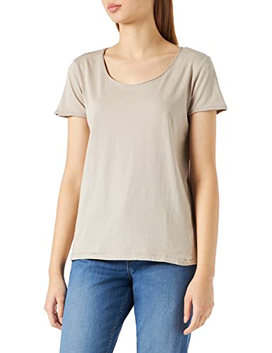 Timezone Damen Basic T-Shirt, paloma Grey, XL von Timezone