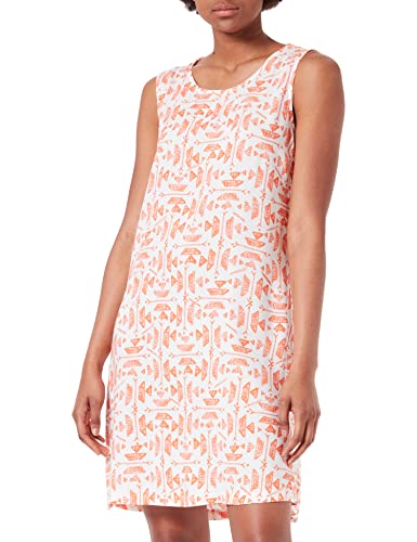 Timezone Damen Bedrukte jurk met tape L ssiges Kleid, Melon Mayan Signs, S EU von Timezone