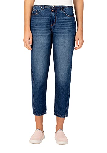 Timezone Damen Comfort Naratz Cropped Jeans, Stone Blue Wash, 26W EU von Timezone