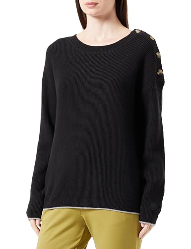 Timezone Damen Easy Pullover, Black, M von Timezone