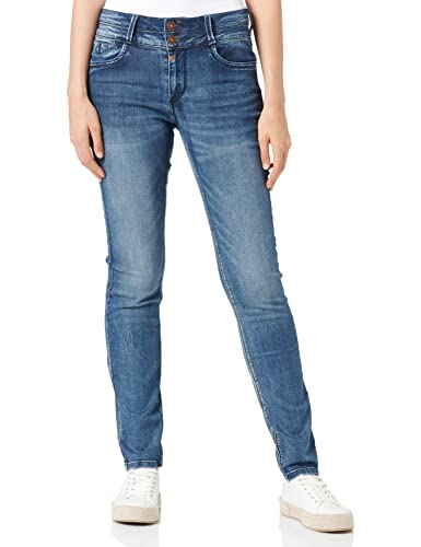 Timezone Damen Enya Womenshape Slim Jeans, Blau (Blue Patriot Wash 3624), W27/L34 von Timezone