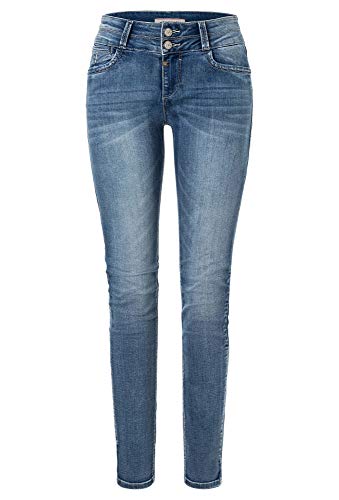 Timezone Damen Enyatz Slim Jeans, Blau (summer breeze wash 3382), W25/L32 (Herstellergröße:25/32) von Timezone