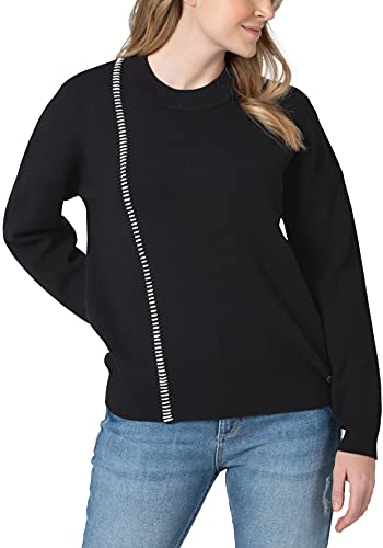 Timezone Damen Fancy Pullover, Black, L von Timezone