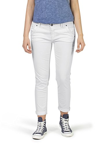Timezone Damen Nalitz Slim Jeans, Weiß (Pure White 0100), 28W EU von Timezone