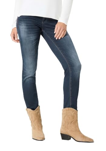 Timezone Damen Jeans Slim ENAYTZ - Slim Fit - Blau, Größe:31W / 30L, Farbe:3339-30086 Swell Blue Wash von Timezone