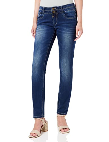 Timezone Damen Enyatz- 92 % Baumwolle, 7 T-400, 1 Elasthan Slim Jeans, Blau (Blue Royal Wash 3065), 27W / 30L EU von Timezone