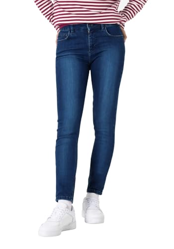 Timezone Damen Jeans Tight ALEENATZ WOMANSHAPE - Tight Fit - Mid Blue Slimming, Größe:32W / 32L, Farbe:Mid Blue Slimming Wash 3844 von Timezone