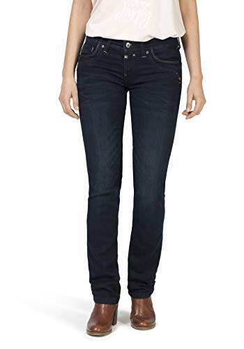 Timezone Damen TahilaTZ Straight Jeans, Blau (Noble Blue Wash 3787), 26W /34L von Timezone