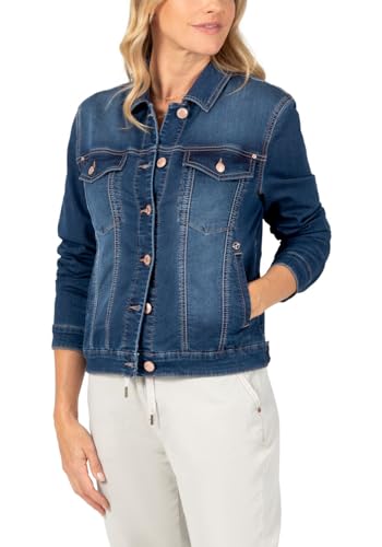 Timezone Damen Jeansjacke Denim Jacket II - Regular Fit XS S M L XL XXL Blau, Größe:L, Farbe:3337-3838 Brisk Blue Wash von Timezone