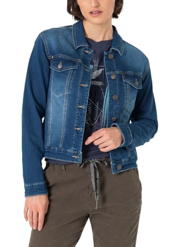 Timezone Damen Jeansjacke Denim Jacket - Regular Fit S-XXL Brisk Blue Wash, Größe:S, Farbe:Brisk Blue Wash 3838 von Timezone