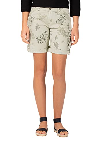 Timezone Damen Loose Katinkatz Short Bermudas, Animal Flower Beige, 29W EU von Timezone