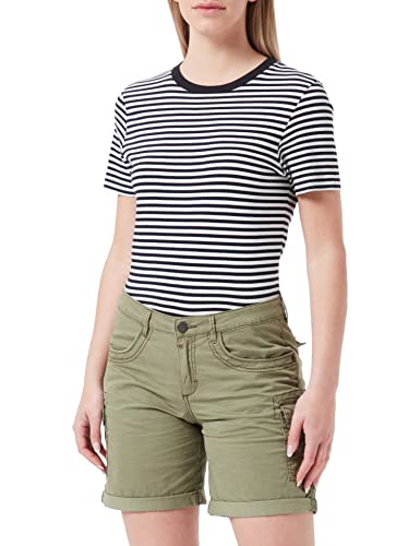 Timezone Damen Loose RoslynTZ Cargo Short, Combat Green, 25 von Timezone
