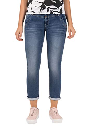 Timezone Damen Nalitz Slim Jeans, Blau (Blue Denim wash 3041), 26W / 30L von Timezone