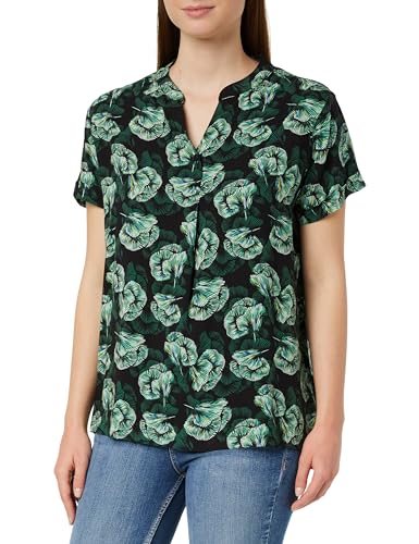 Timezone Damen Printed Simple Blouse Bluse, Mehrfarbig, X-Large von Timezone
