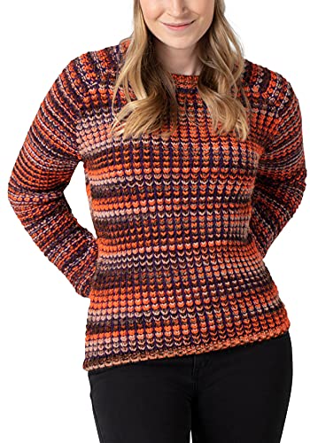 Timezone Damen Raglan Pullover, Lilac orange Multicolor, S von Timezone