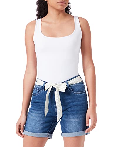 Timezone Damen Regular AlexaTZ Short, Rich Royal Blue Wash, 27W EU von Timezone