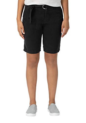 Timezone Damen Regular Aylintz Shorts, Schwarz (Washed Black 9091), W25(Herstellergröße:25) von Timezone