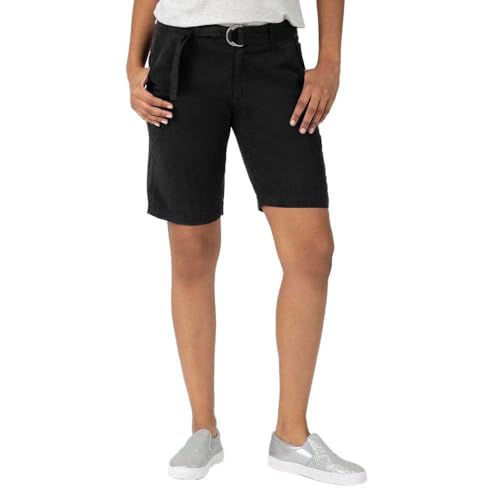 Timezone Damen Regular Aylintz Shorts, Schwarz (Washed Black 9091), W27(Herstellergröße:27) von Timezone