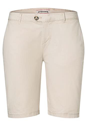 Timezone Damen Regular DaliaTZ Short, Linen Beige, 27W EU von Timezone