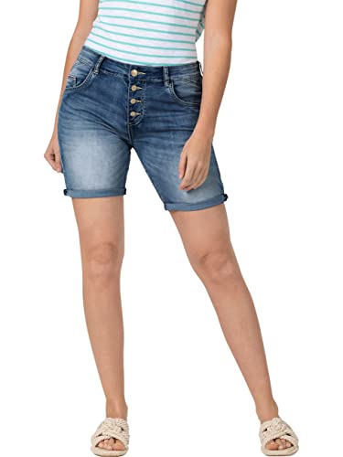 Timezone Damen Regular JillyTZ Short, Fresh Indigo Wash, 27W EU von Timezone