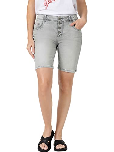 Timezone Damen Regular JillyTZ Short, Marble Grey Wash, 26W EU von Timezone