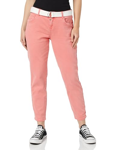 Timezone Damen Regular JolaTZ 7/8 Womenshape Freizeithose, Rosa Erdbeere, 38 von Timezone