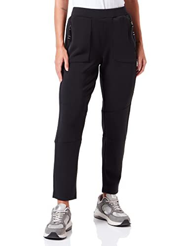 Timezone Damen Regular SukiTZ Cropped Freizeithose, Black, XS von Timezone