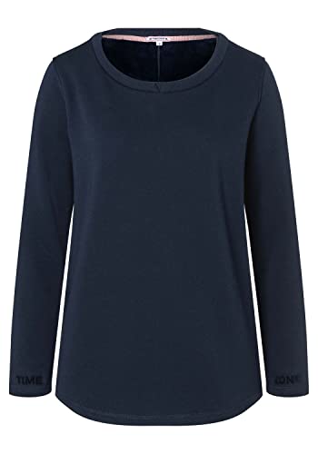 Timezone Damen Roundneck Sweater Sweatshirt, total Eclipse, XXL von Timezone