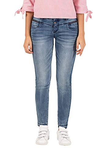 Timezone Damen SadeTZ Slim Jeans, Blau (Shades of Blue wash 3903), 27W / 32L von Timezone