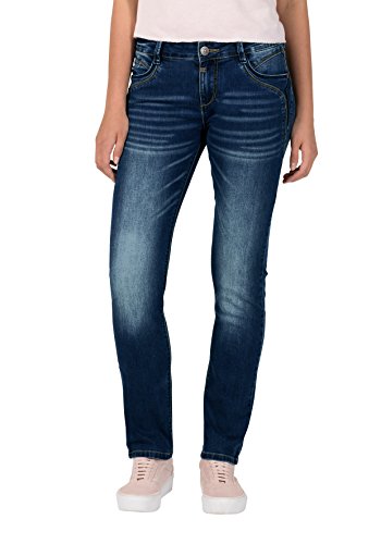 Timezone Damen SeraTZ Slim Jeans, Atlantic Blue Wash 3181, W29/L30 von Timezone