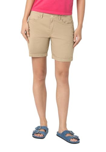 Timezone Damen Short Loose ROSLYNTZ Cargo - Relaxed Fit - Grün Beige W26-W33, Größe:W 30, Farbe:Sand Beige 2331 von Timezone
