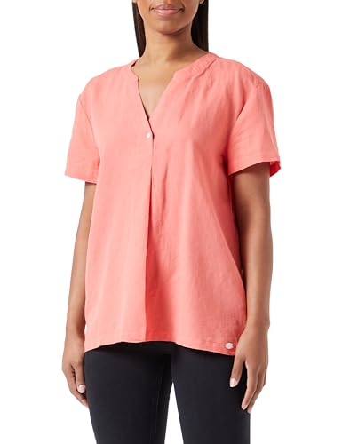 Timezone Damen Simple Blouse Bluse, rot, Small von Timezone