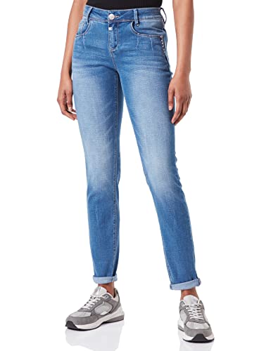 Timezone Damen Slim DashniTZ, Smurf Blue wash, 29/32 von Timezone