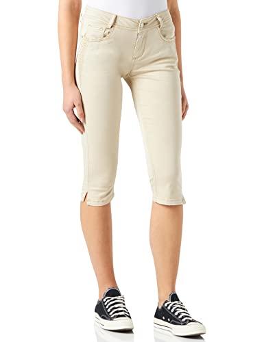 Timezone Damen Slim DashniTZ 3/4 Bermudas, Light Classic beige, 28 von Timezone