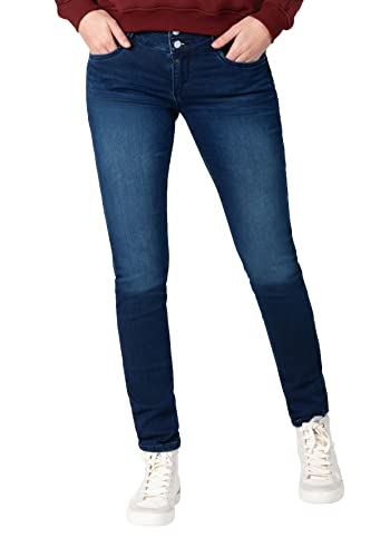 Timezone Damen Slim EnyaTZ Jeans, Muted Blue wash, 33/32 von Timezone