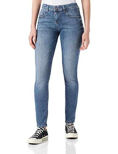 Timezone Damen Slim FlorenceTZ 7/8 Jeans, Topaz Blue wash, 29/28 von Timezone